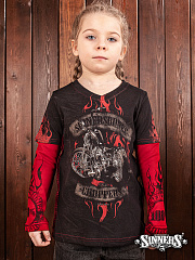 Children's T-shirt with a long sleeve 