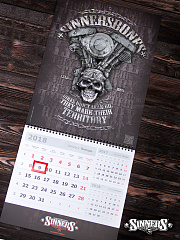Calendar for 2018 "Bikes Don't Leak Oil"