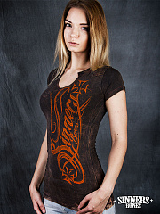 Women's T-Shirt "SINNER's BONES"