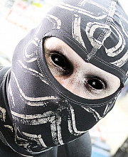 Black Balaclava "Sinners pattern"