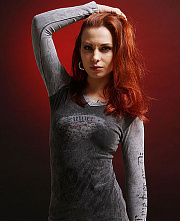 Women's Long Sleeve Shirt with Skulls