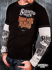 Man's Long Sleeve Shirt "IRON ASS"