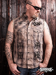 Men's shirt without sleeves 